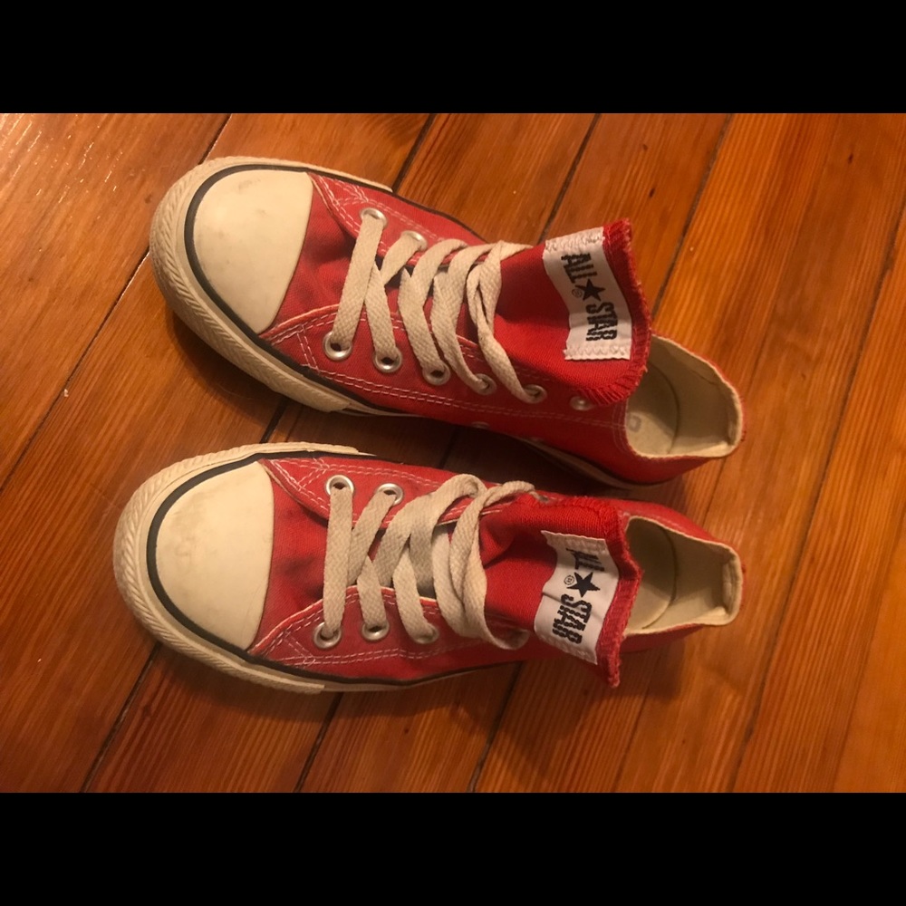 Red Converse Sneakers